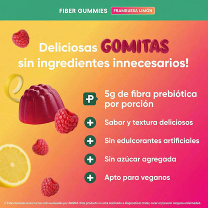 Fiber Gummies® | Desinflama y suelta todo lo atascado