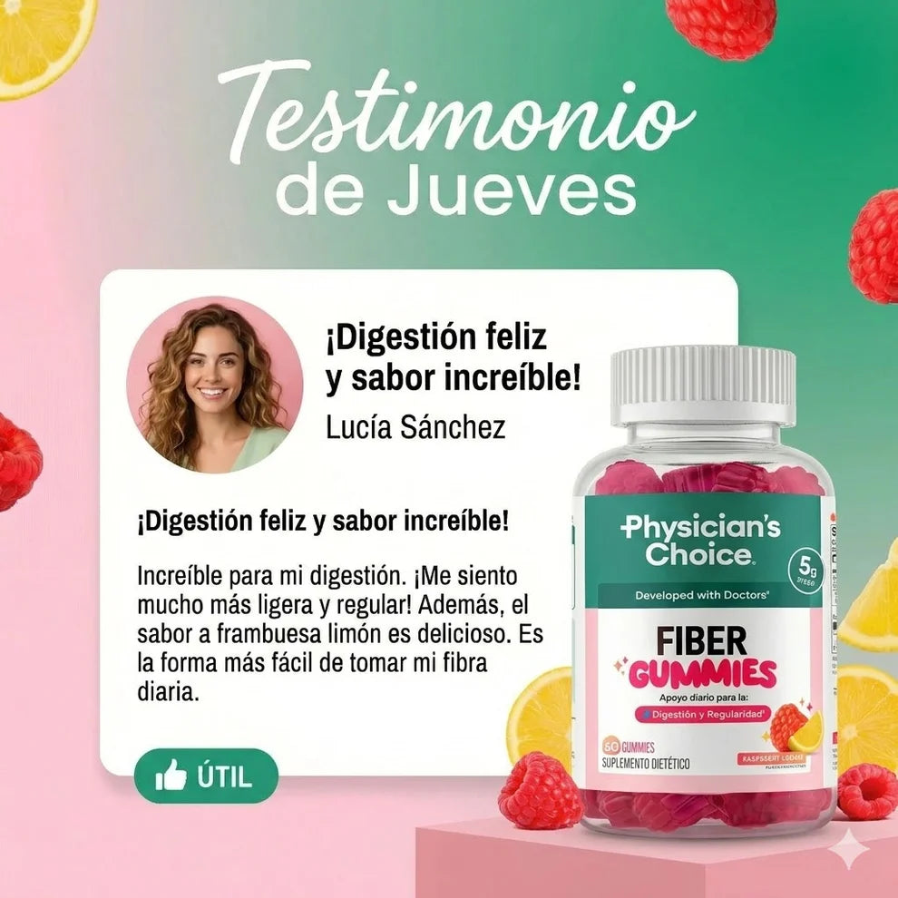 Fiber Gummies® | Desinflama y suelta todo lo atascado
